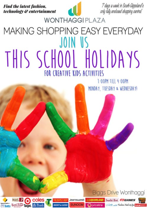 Shopping centre posters, online and newspaper promotion